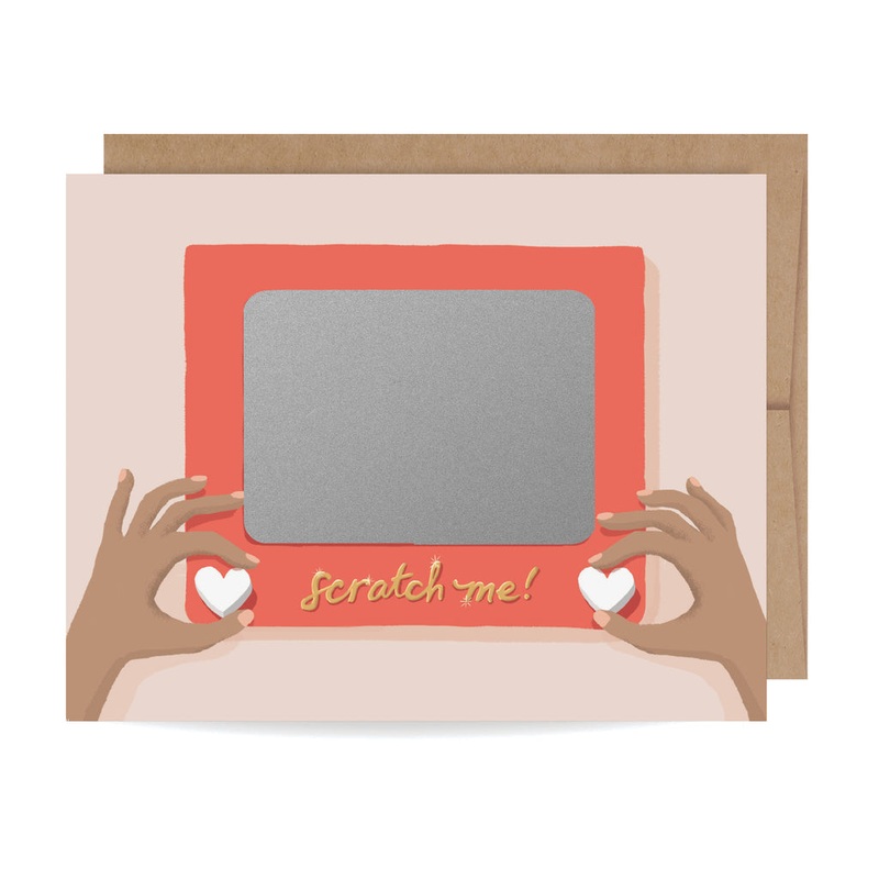 Inklings Paperie: Scratch A Sketch Card