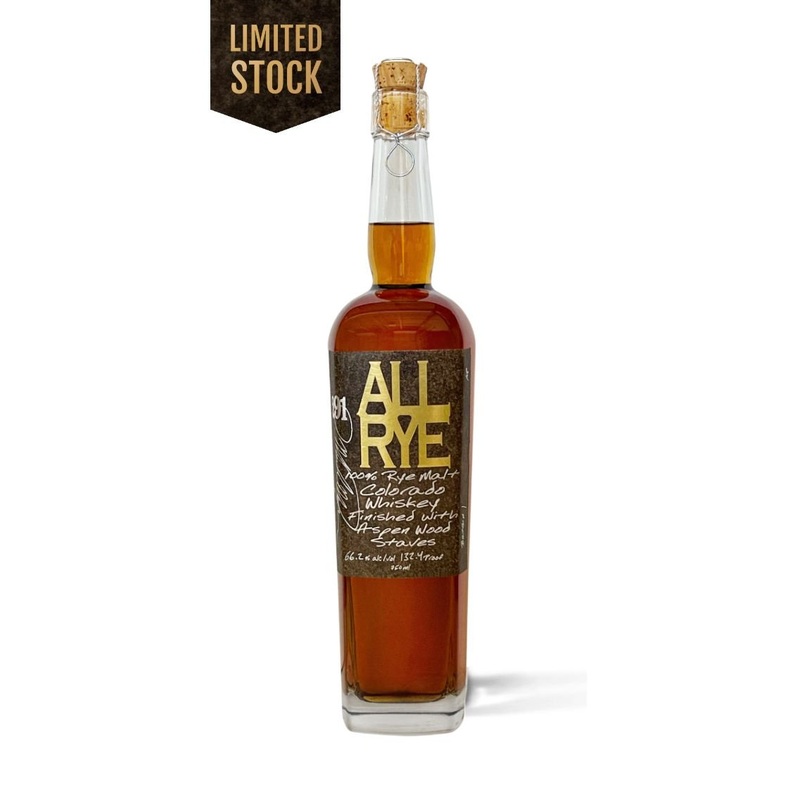 291 ALL RYE 100% RYE MALT COLORADO WHISKEY 750ml