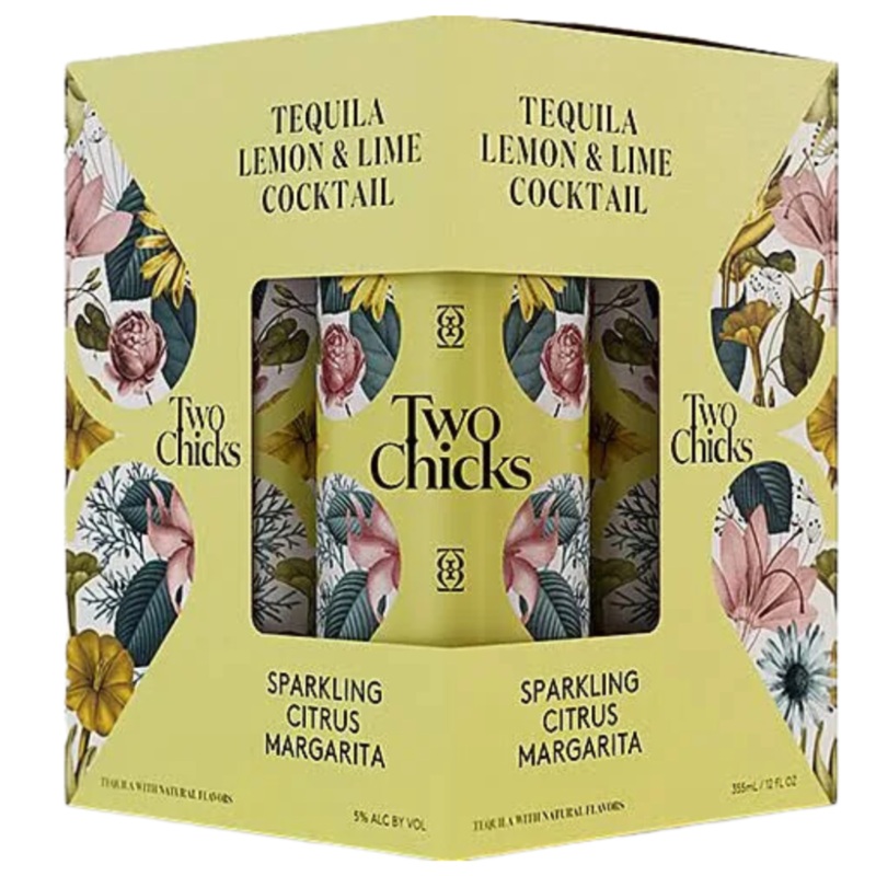 Two Chicks Citrus Margarita – 4pk Cans