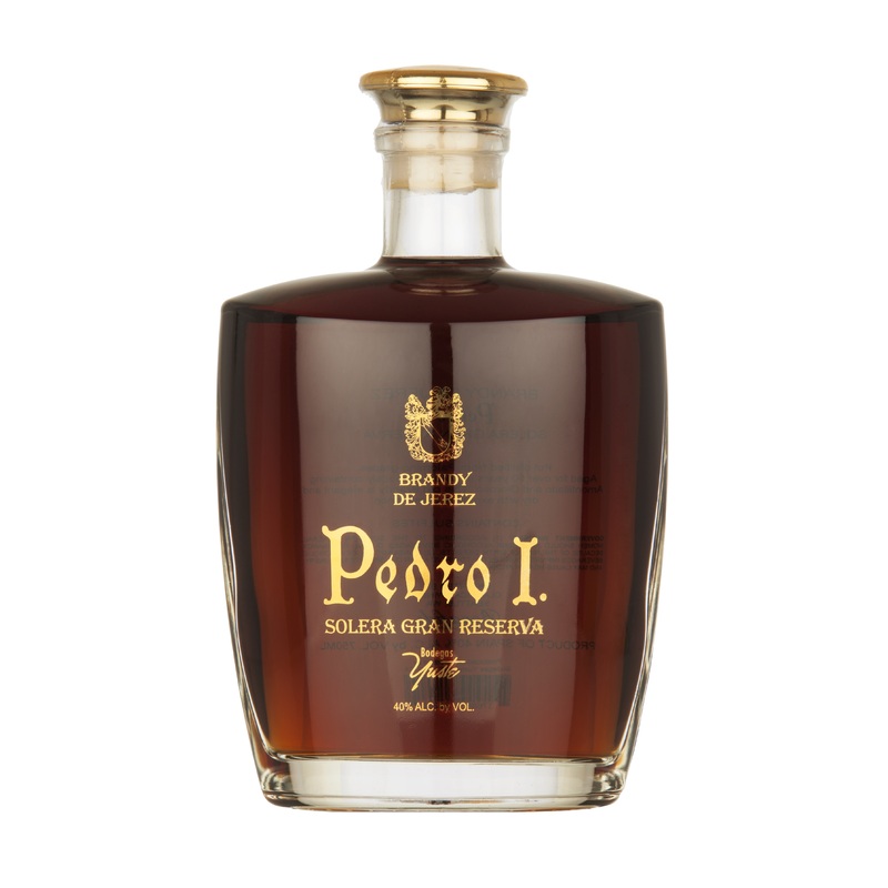 YUSTE PEDRO I SOLERA GRAN RESERVA BRANDY JEREZ 750 mL