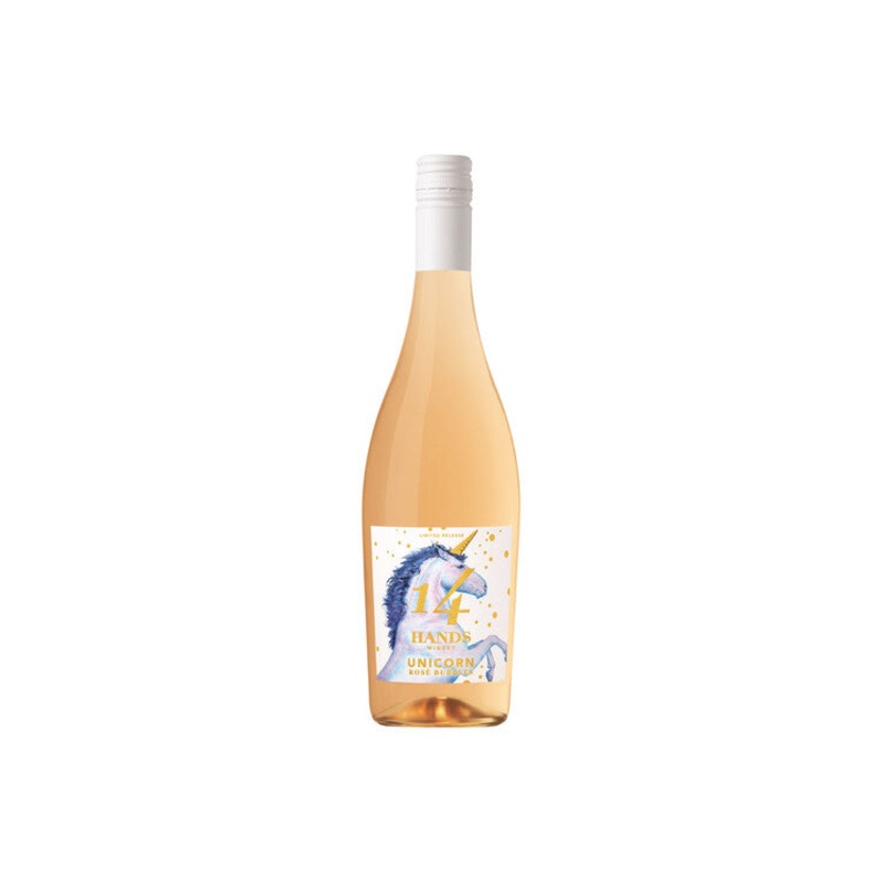 14 HANDS UNICORN ROSE BUBBLES LIMITED RELEASE COLUMBIA VALLEY 750ML 750ML