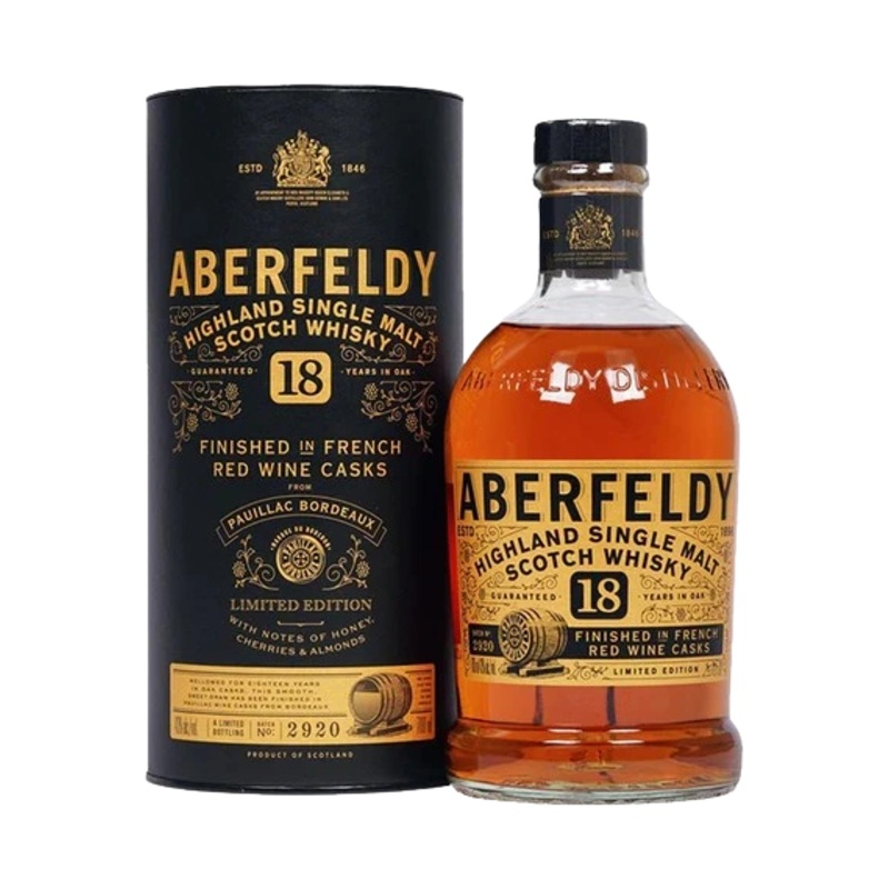ABERFELDY 18YR PAUILLAC EDITION SINGLE MALT SCOTCH 750ML @ Airdrie [1038086] 750 ml