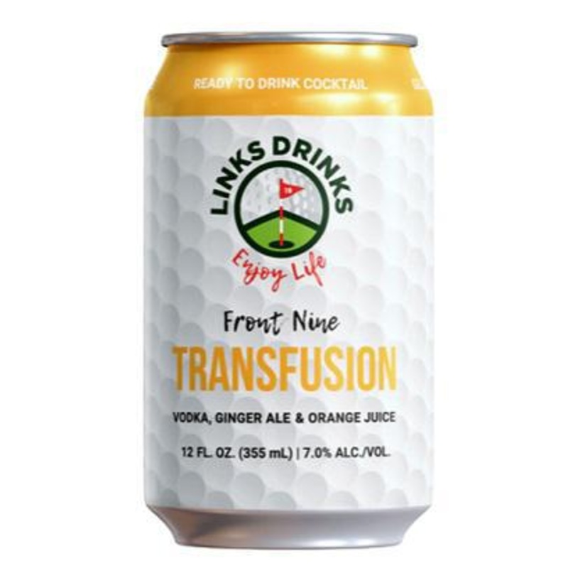 Cocktail Links 4pk Transfusion Vodka, Ginger Ale, & Orange Juice