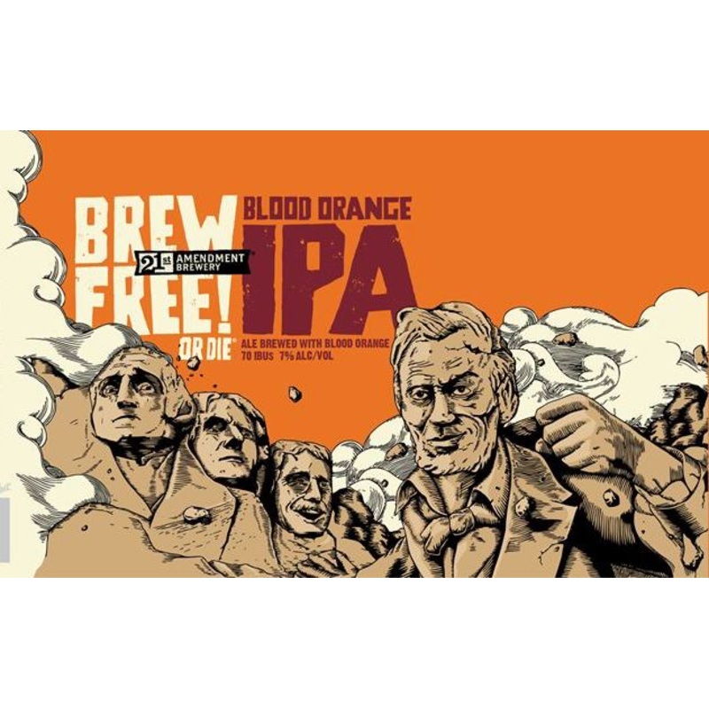 21st Blood Orange Brew Free IPA 6pk
