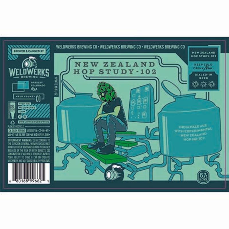 Weldwerks New Zealand Hop Study 102 IPA 16OZ SINGLE CAN