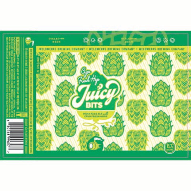 Weldwerks Cryo Fresh Hop Juicy Bits IPA 16OZ SINGLE CAN