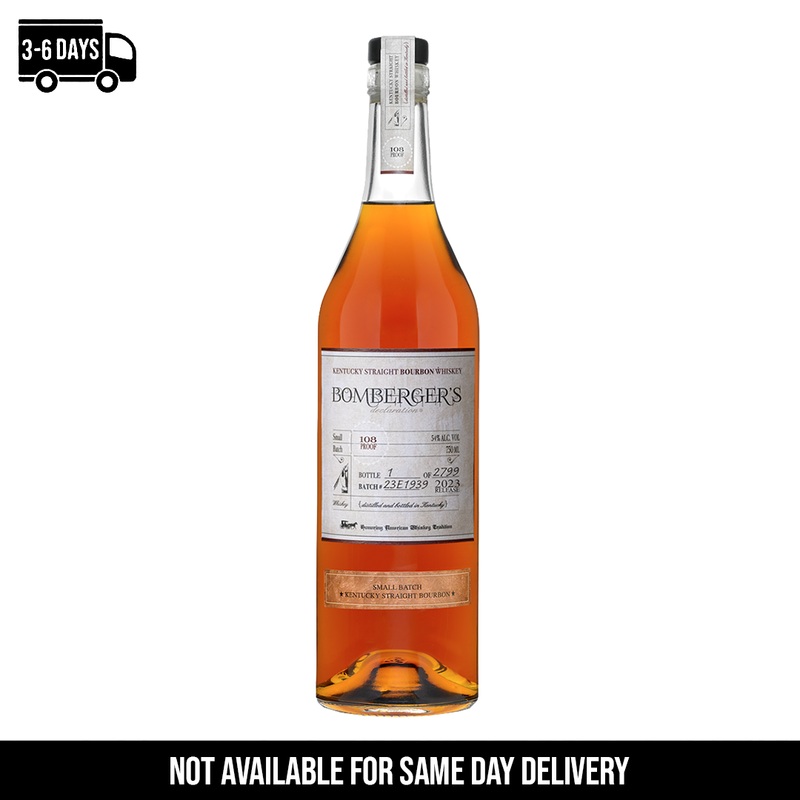 Bomberger’s Declaration 2023 Release Kentucky Straight Bourbon 700ml (PRE-ORDER)
