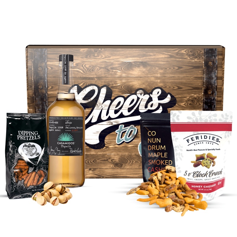 Casamigos Anejo Gift Basket Cheers