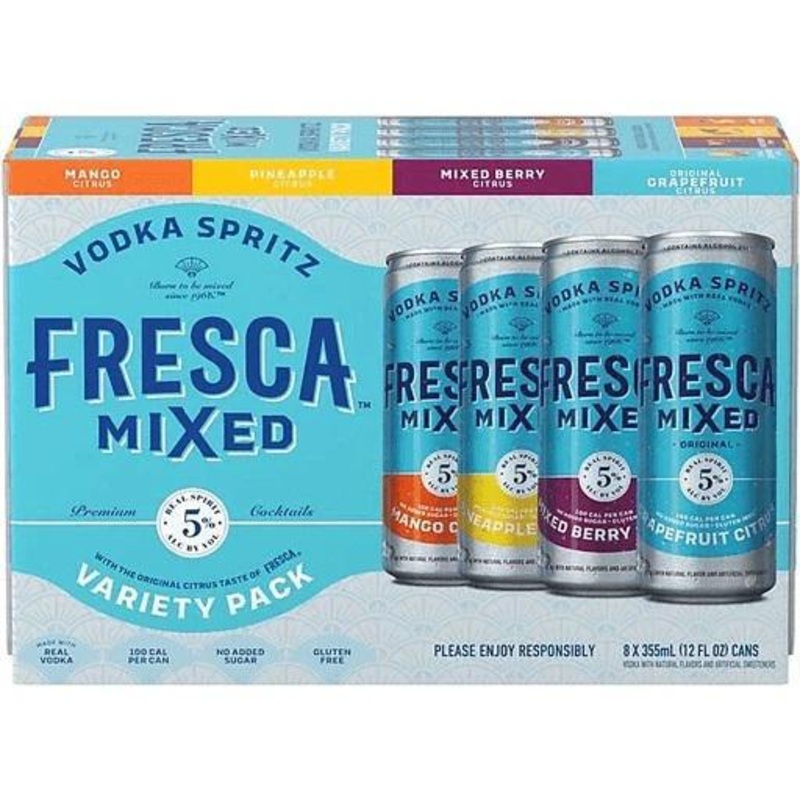Cocktail Fresca Mixed 8pk Vodka Spritz