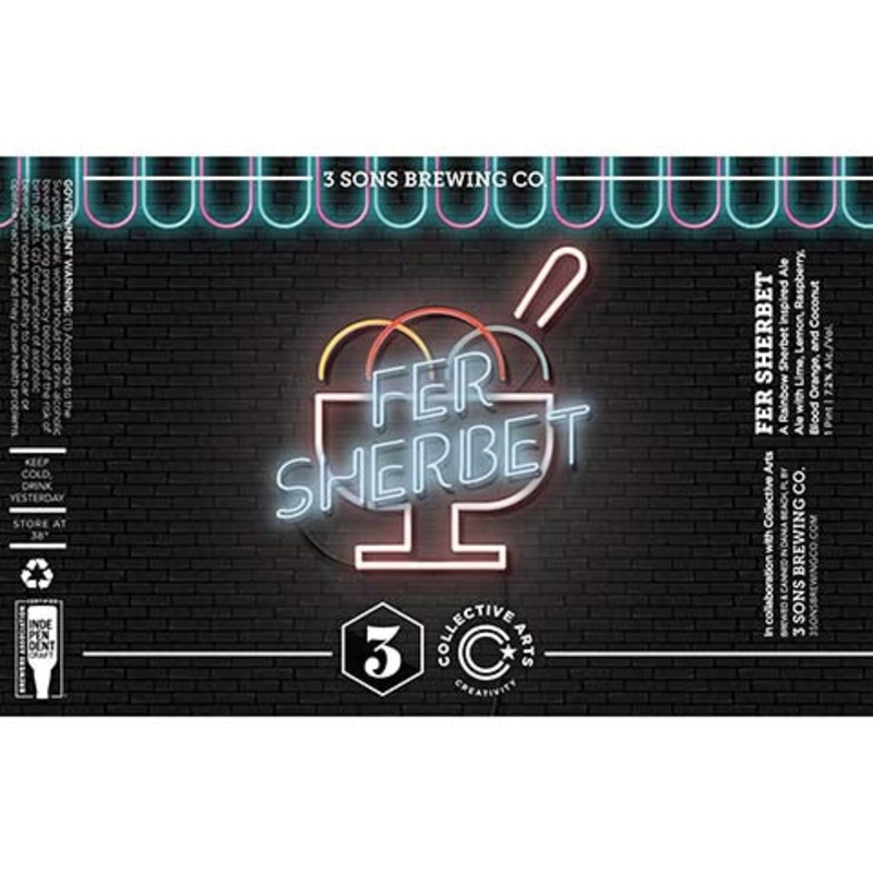 3 Sons / Fer Sherbet Ale 16OZ SINGLE CAN