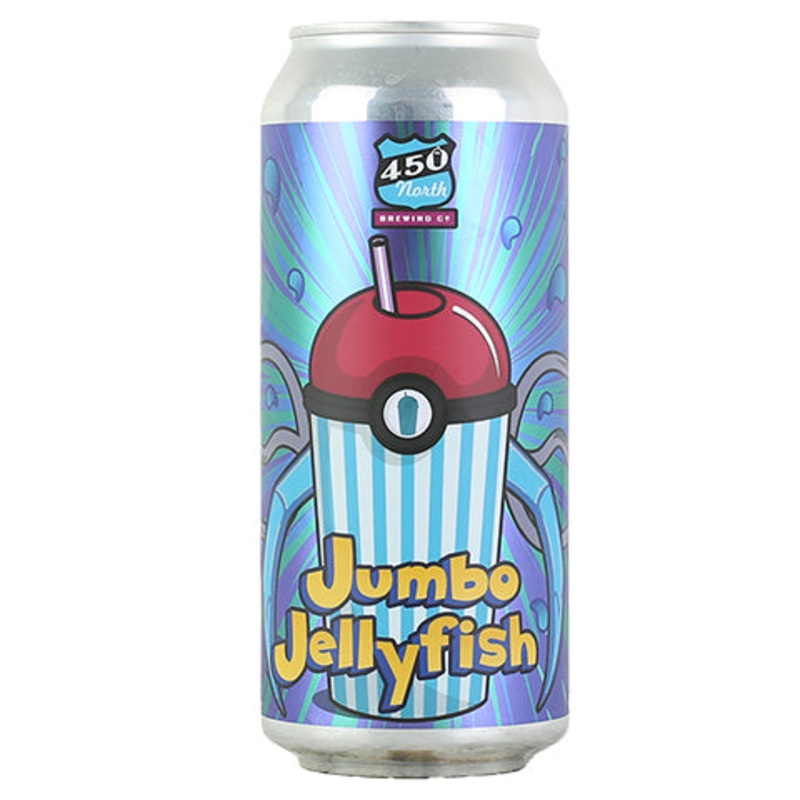 450 North Jumbo Jellyfish Slushy XXL Sour (Giant Jellyfish) 16OZ SINGLE CAN