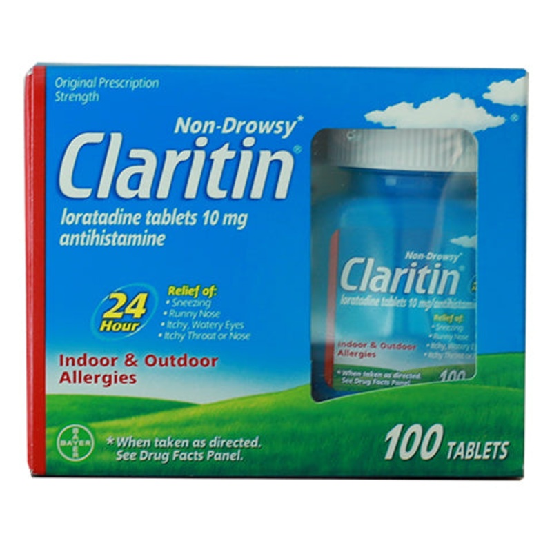 Claritin Tablets 24-Hour 100 Tablets