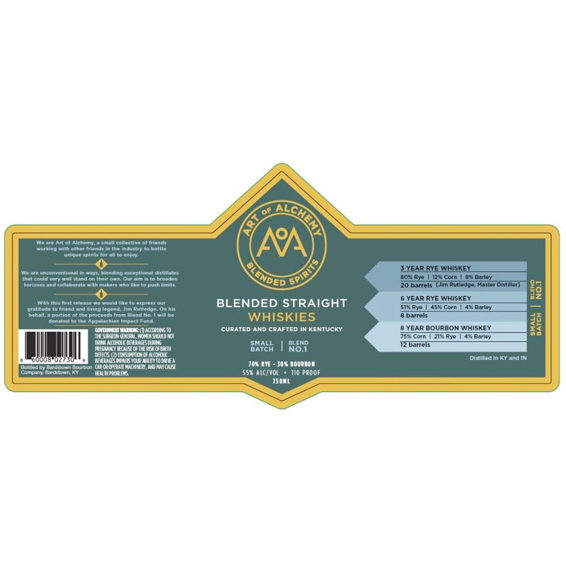Art of Alchemy Blended Straight Whiskies Blend No. 1