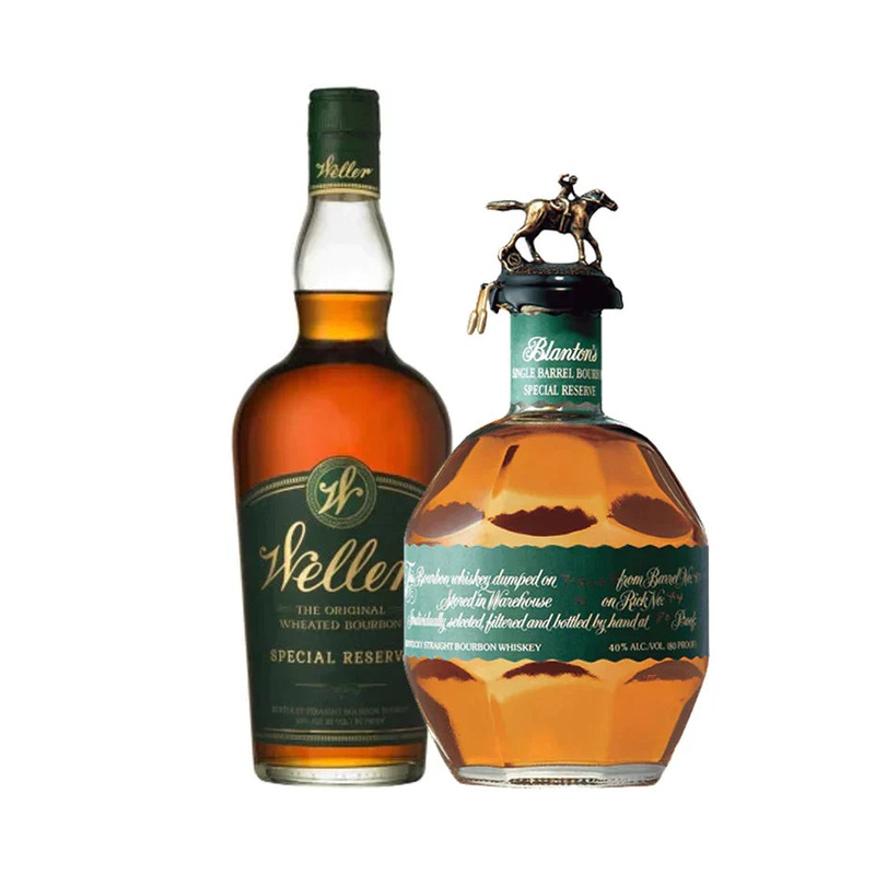 BLANTONS GREEN LABEL AND WELLER SPECIAL RESERVE