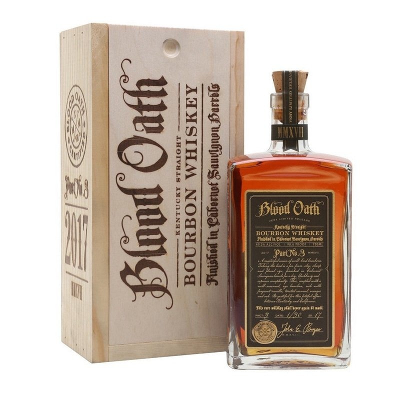 Blood Oath Pact No. 3 Cabernet Sauvignon Barrels Finish Kentucky Straight Bourbon Whiskey 750ML BTL
