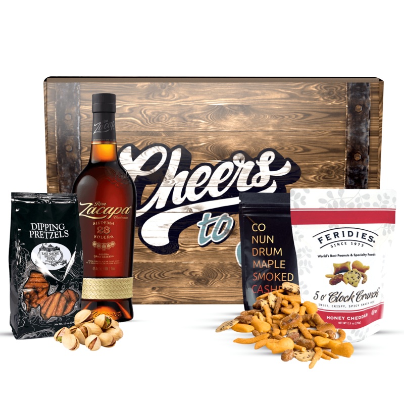 Ron Zacapa Rum Gift Basket Cheers