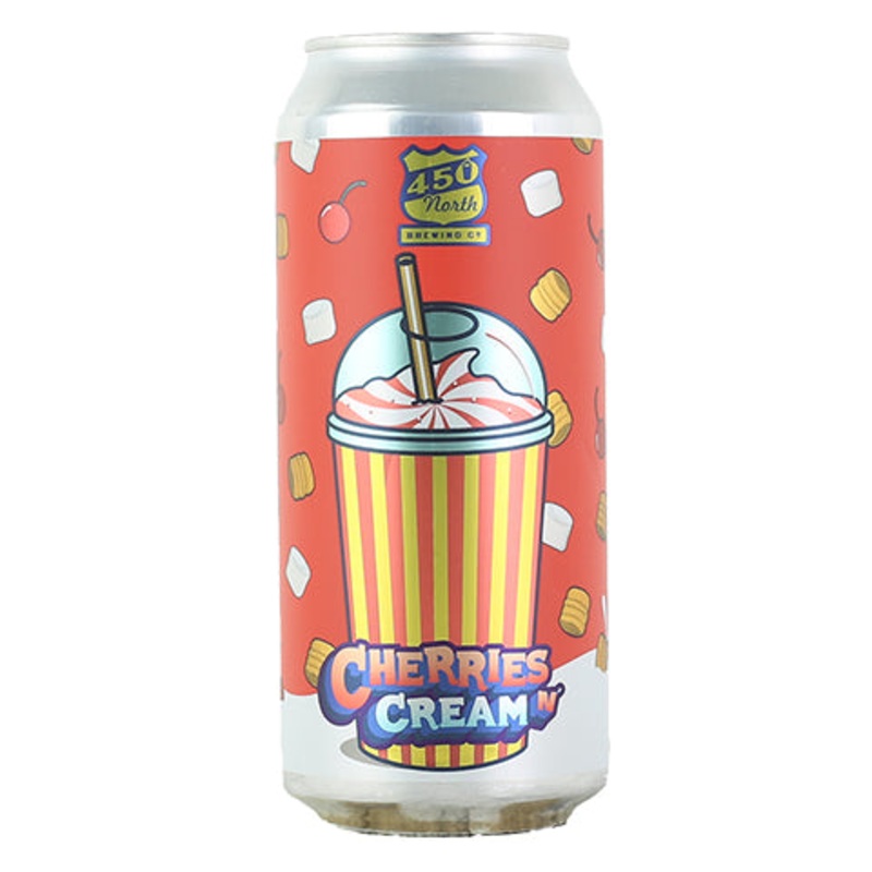 450 North Crunchmallow Cherries N’ Cream Sour Ale 16OZ SINGLE CAN