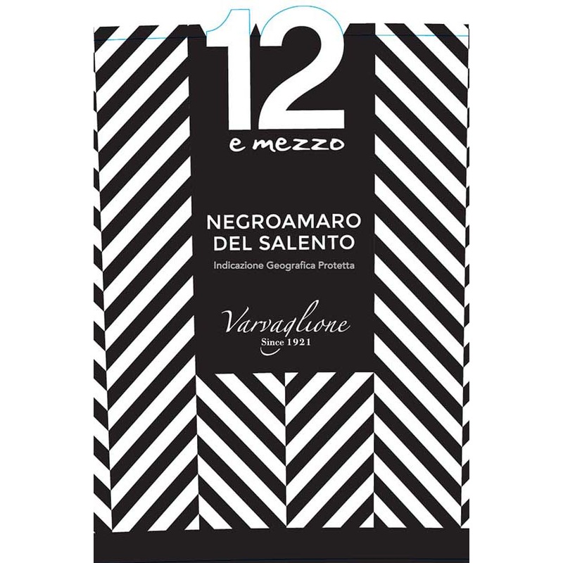 12 E MEZZO NEGROAMARO DEL SALENTO IGP 2019 750 mL