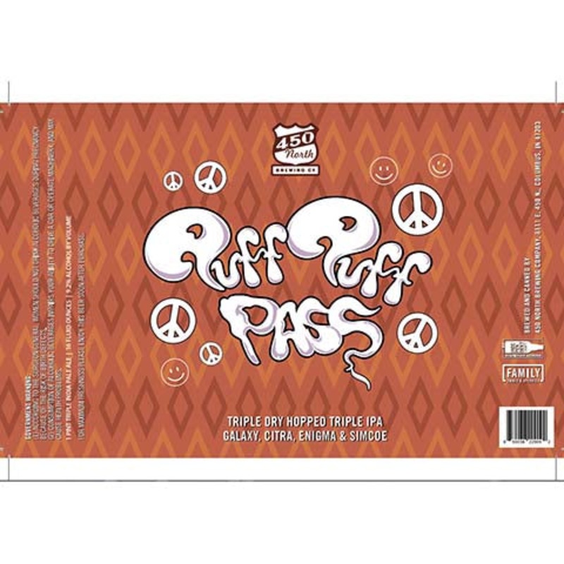 450 North Puff Puff Pass TDH TIPA 16OZ SINGLE CAN