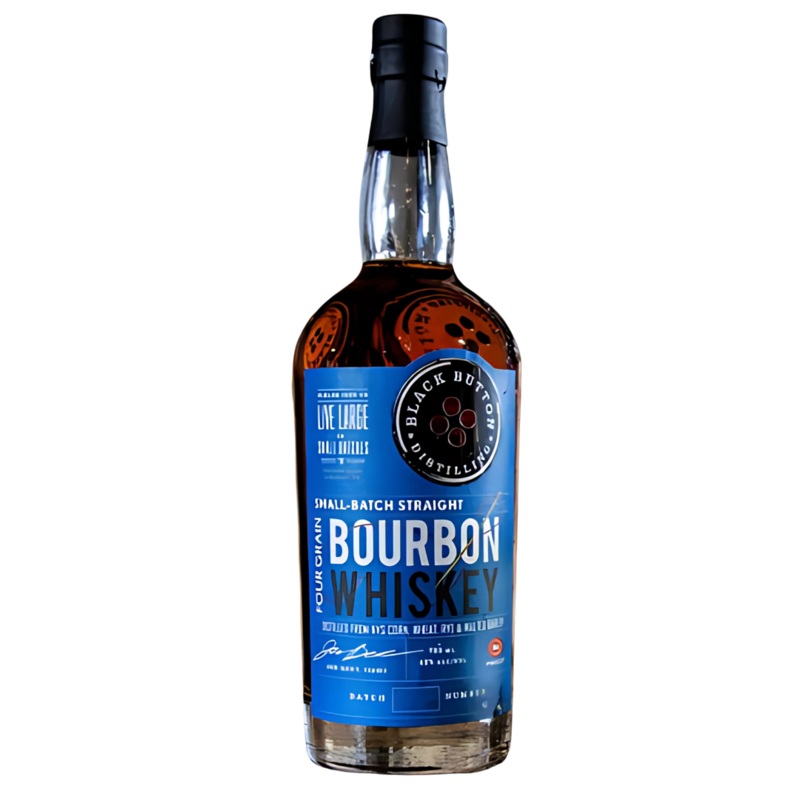 Black Button Four Grain Small Batch Straight Bourbon Whiskey