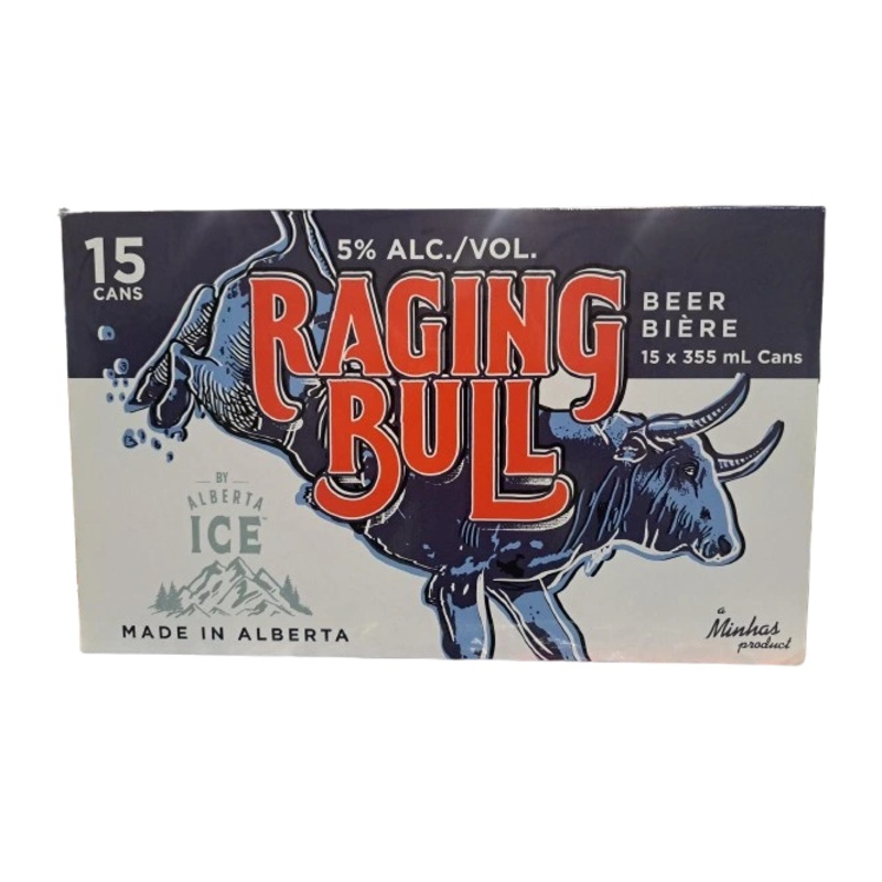 RAGING BULL BEER 355ML 15PK CAN @ MacTaggart Ridge [1048247] 5325 ml