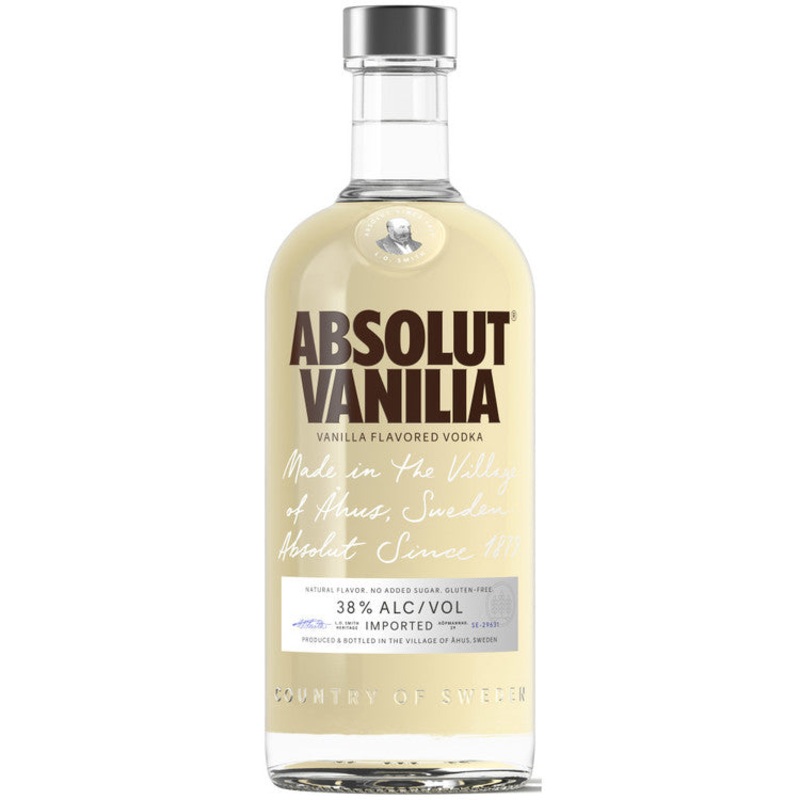 ABSOLUT VANILLA FLAVORED VODKA VANILIA 76 750ML 750ML