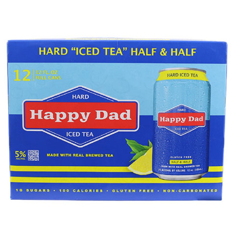 Happy Dad Half & Half Hard Iced Tea – 12 Pack 12PK 12OZ CAN