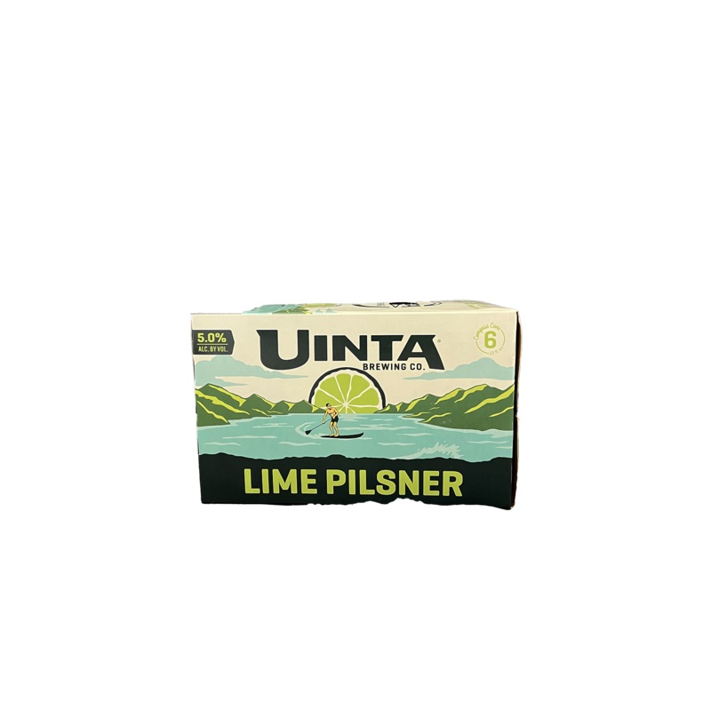 Uinta Lime Pilsner 6 Pack Cans