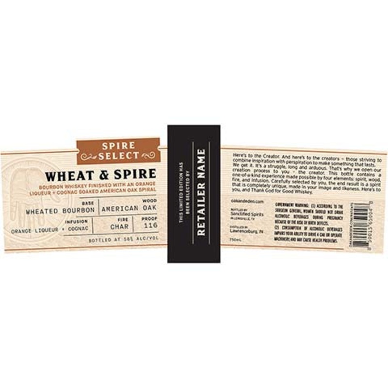Wheat & Spire| Spire Select Cognac and Orange Liqueur American Oak 750ML BTL