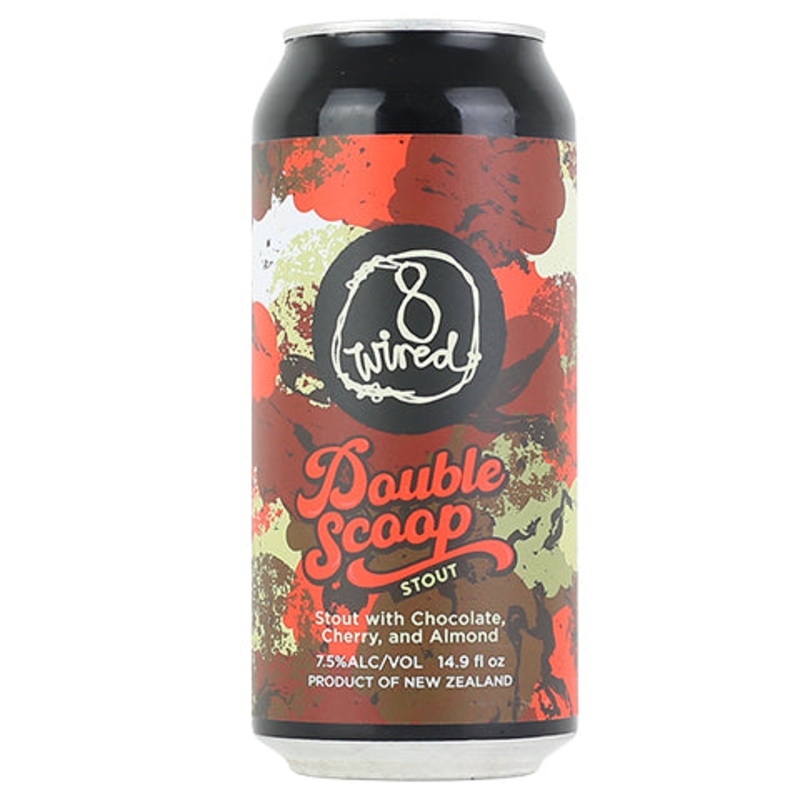 8 Wired Double Scoop Stout Chocolate Cherry Frangipane Imperial Stout 440ML CAN