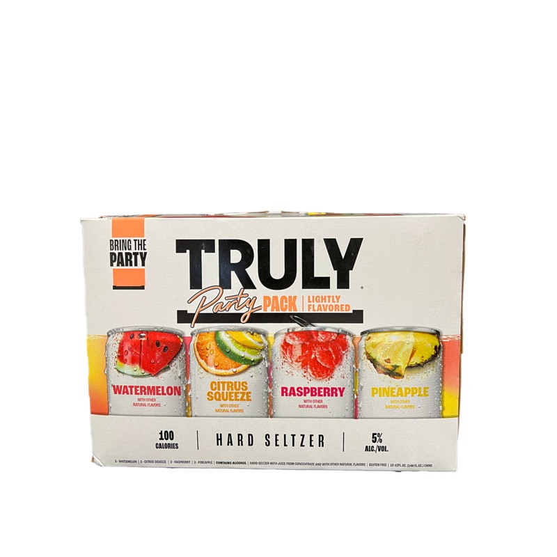 Truly Party Pack Hard Seltzer Variety 12 Pack Cans