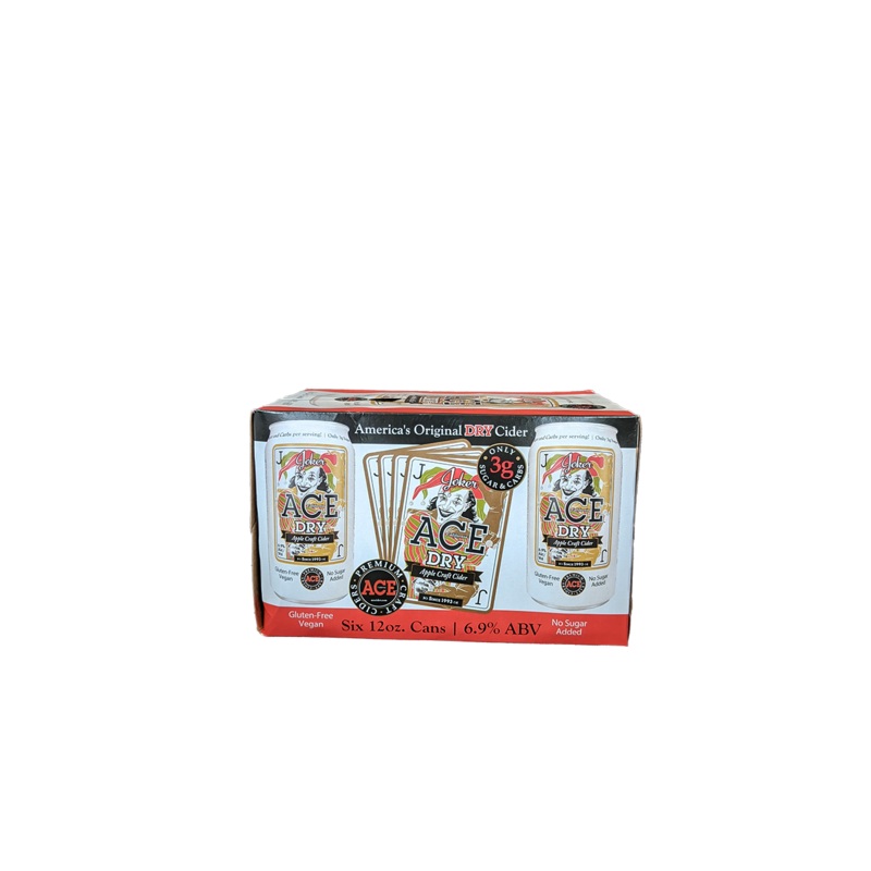Ace Joker Dry Cider 6 Pack Cans