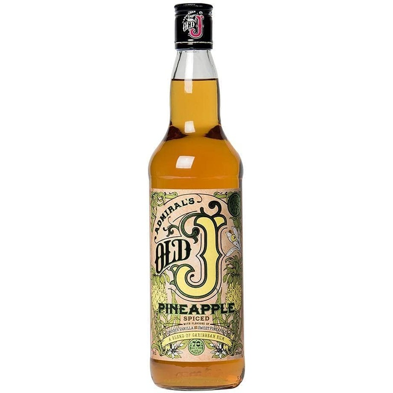 ADMIRAL’S OLD J PINEAPPLE SPICED RUM 750 ML