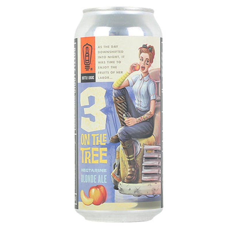 Bottle Logic 3 On Tree Nectarine Blonde Ale 16OZ SINGLE CAN