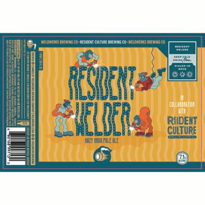Weldwerks Resident Welder Hazy IPA 16OZ SINGLE CAN