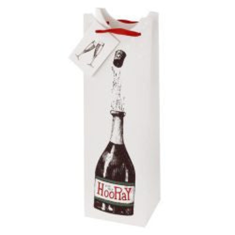 Hip Hip Hooray Wine Gift Bag