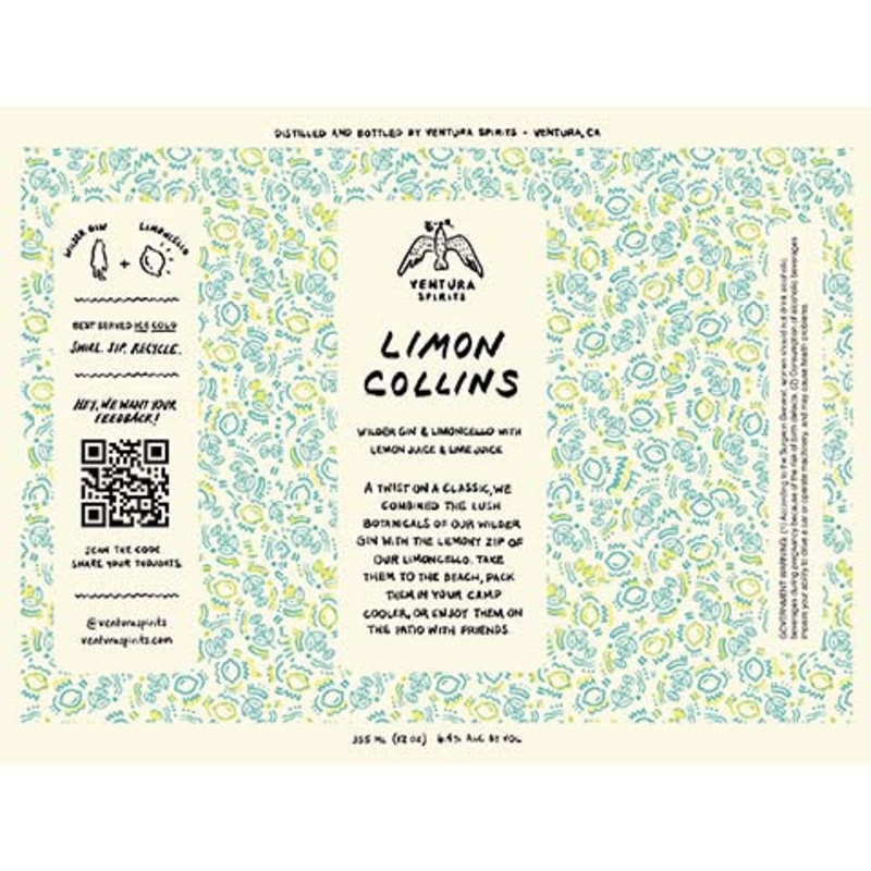 Ventura Limon Collins 12OZ SINGLE BTL