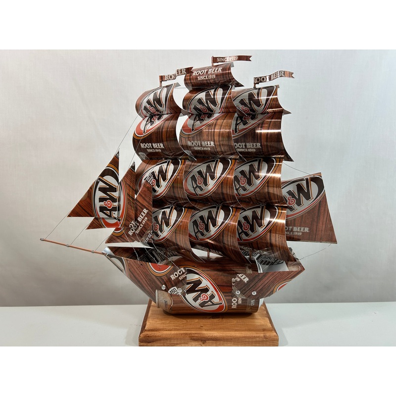 A&W Root Beer Soda Can Ship