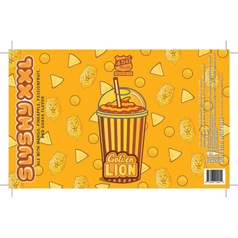 450 North Golden Lion Slushy XXL Sour 16OZ SINGLE CAN