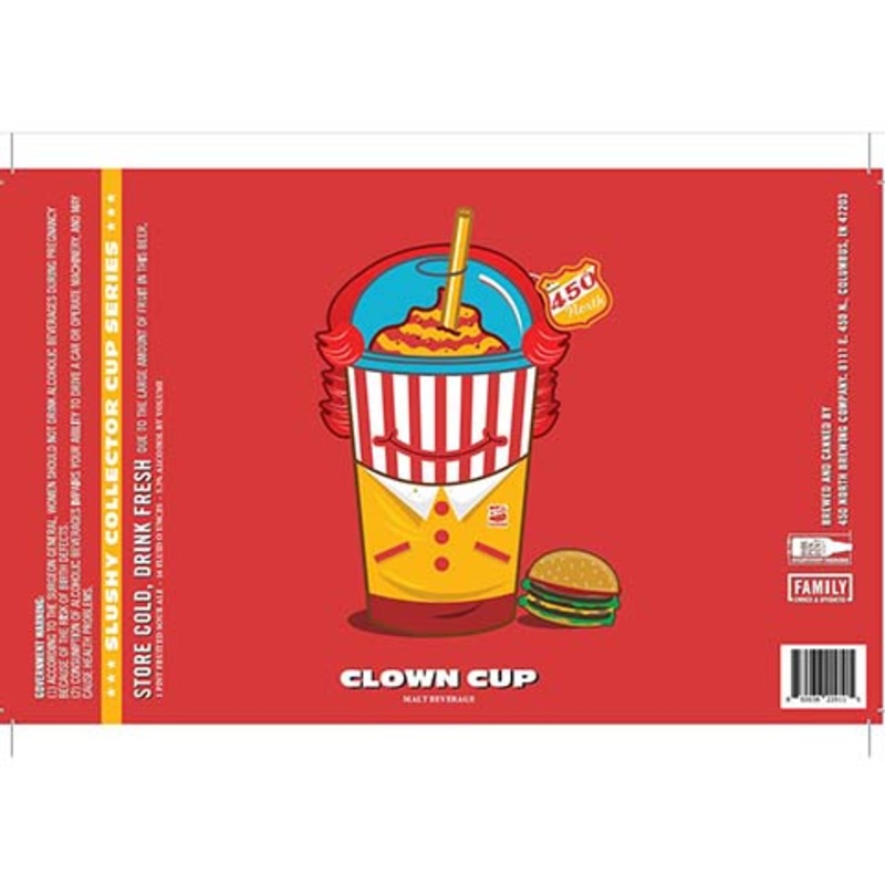 450 North Slushy Clown Cup Sour Ale 16OZ SINGLE CAN