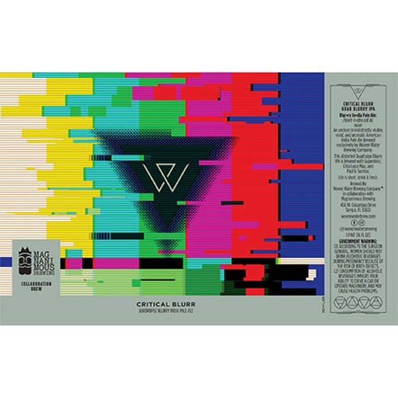 Woven Water Critical Blurr Quadruple Blurry IPA 16OZ SINGLE CAN