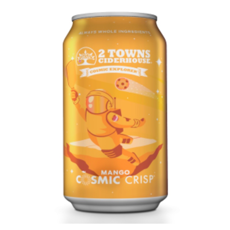 2 Towns Ciderhouse Cosmic Explorer Mango Cosmic Crisp 19.2oz Can