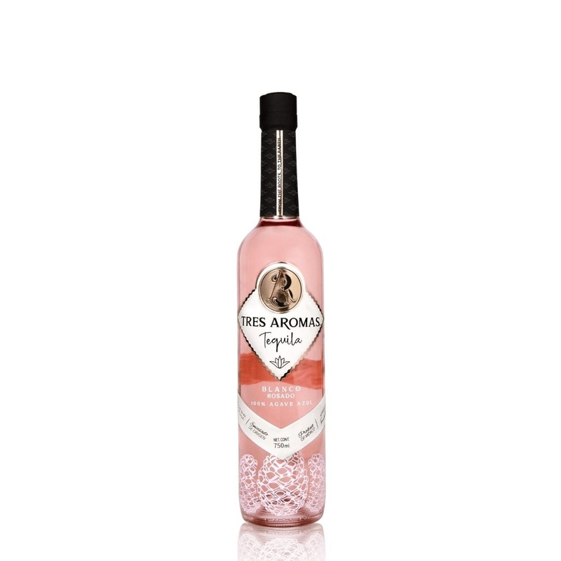 Tres Aromas Tequila Blanco Rosado 750mL