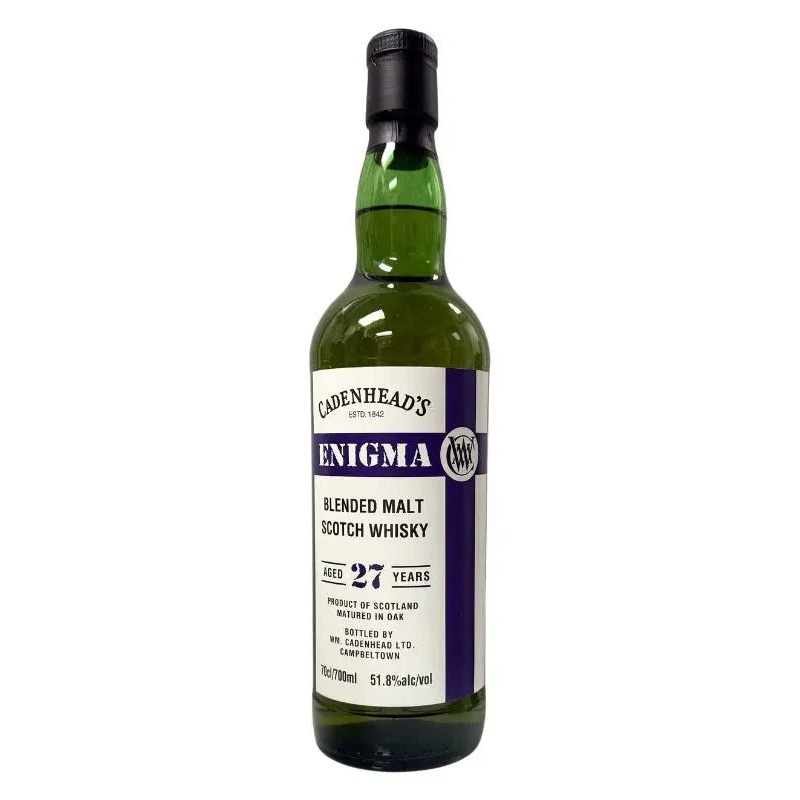 WM Cadenhead Enigma 27 Year Islay Single Malt Scotch Whisky