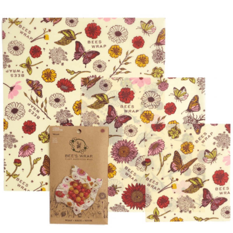 Bee’s Wrap: Vegan Assorted 3-Pack