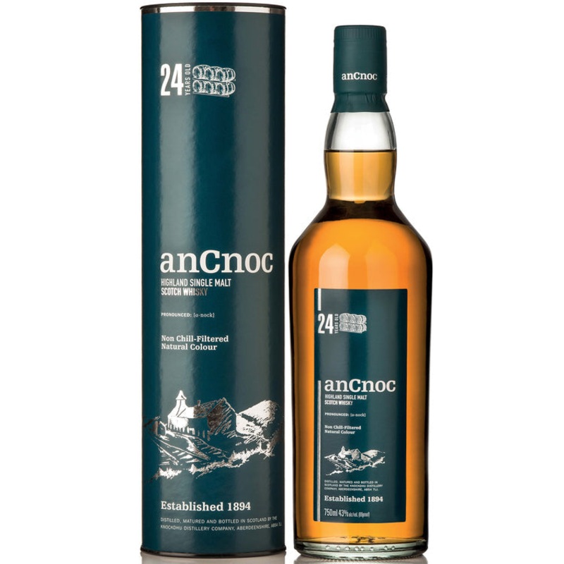 ANCNOC SINGLE MALT SCOTCH 24 YR 92 750ML 750ML