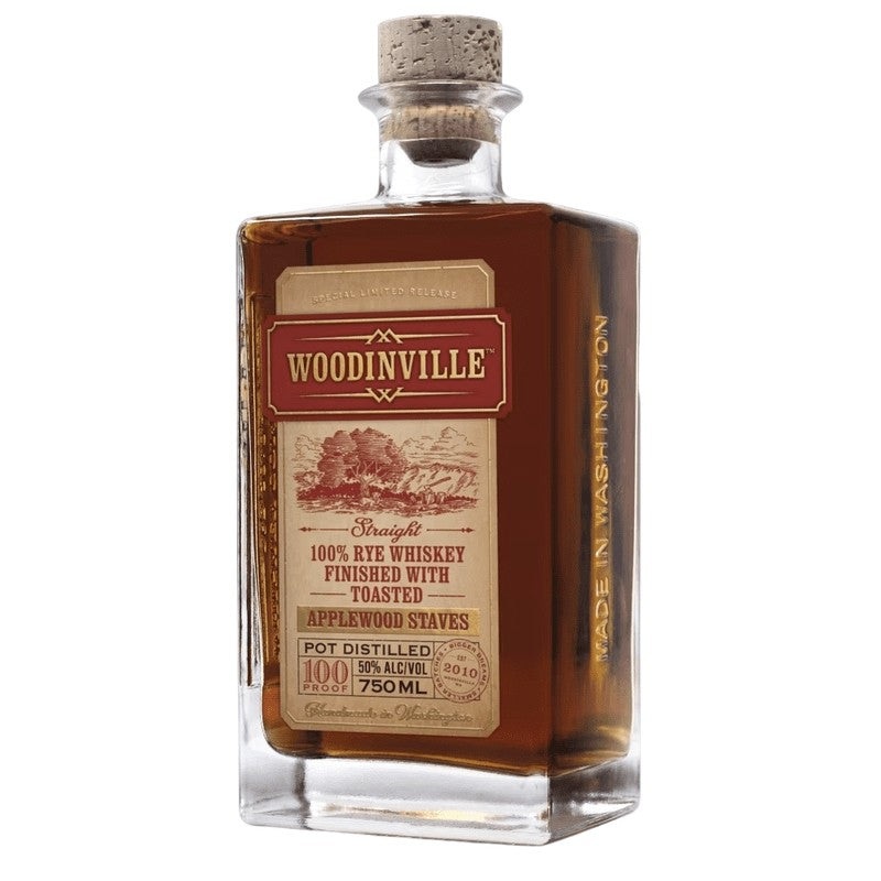 Woodinville Applewood Staves Straight Bourbon Whiskey 750ML BTL