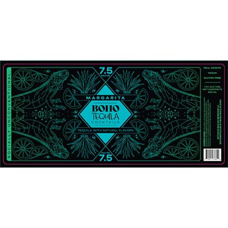Boho Tequila Cocktails Margarita 355ML BTL