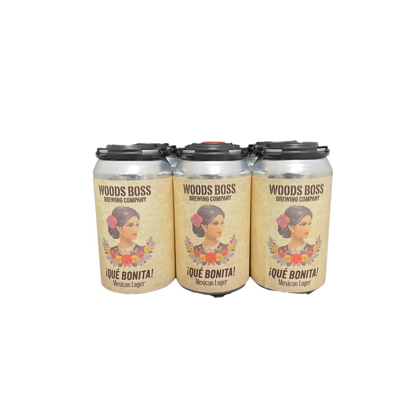 Woods Boss Que Bonita! Mexican Lager 6 Pack Cans