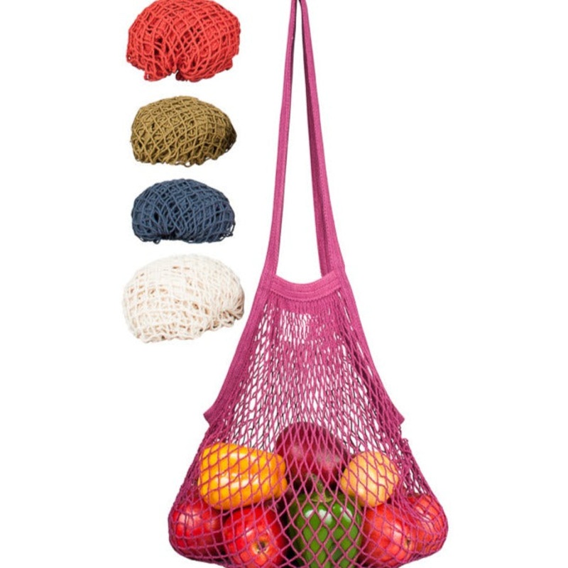 Eco Bags: Long Handle – Assorted Earthtones